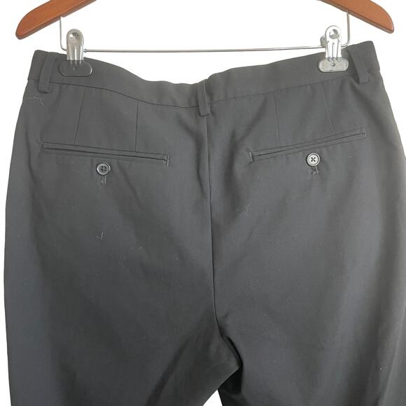 H&M Slim Fit Pants Women 32 Black Skinny Leg Basics Y2K Retro Comfort Academia - Picture 4 of 8